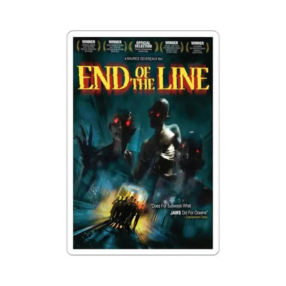 END OF THE LINE 1987 Movie Poster - STICKER Vinyl Kiss-Cut Decal 4 Inch White - The Sticker Space