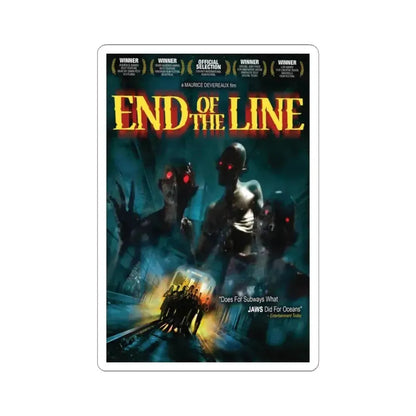 END OF THE LINE 1987 Movie Poster - STICKER Vinyl Kiss-Cut Decal 6 Inch White - The Sticker Space