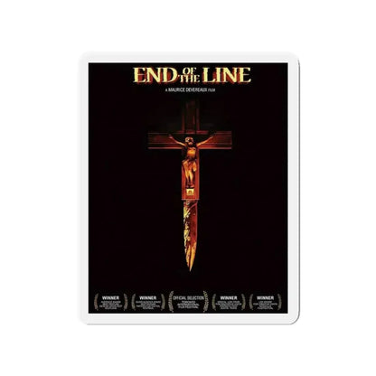 END OF THE LINE (2) 1987 Movie Poster - Refrigerator Magnet 4 Inch - The Sticker Space