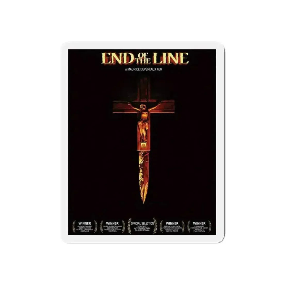 END OF THE LINE (2) 1987 Movie Poster - Refrigerator Magnet - The Sticker Space