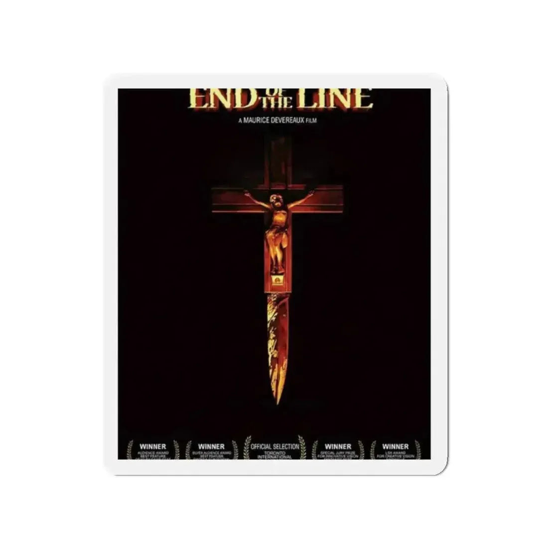 END OF THE LINE (2) 1987 Movie Poster - Refrigerator Magnet - The Sticker Space