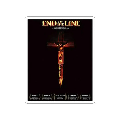 END OF THE LINE (2) 1987 Movie Poster STICKER Vinyl Die-Cut Decal 4 Inch - The Sticker Space