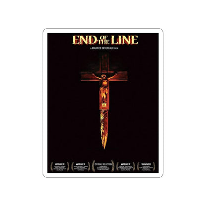 END OF THE LINE (2) 1987 Movie Poster STICKER Vinyl Die-Cut Decal-5 Inch-The Sticker Space