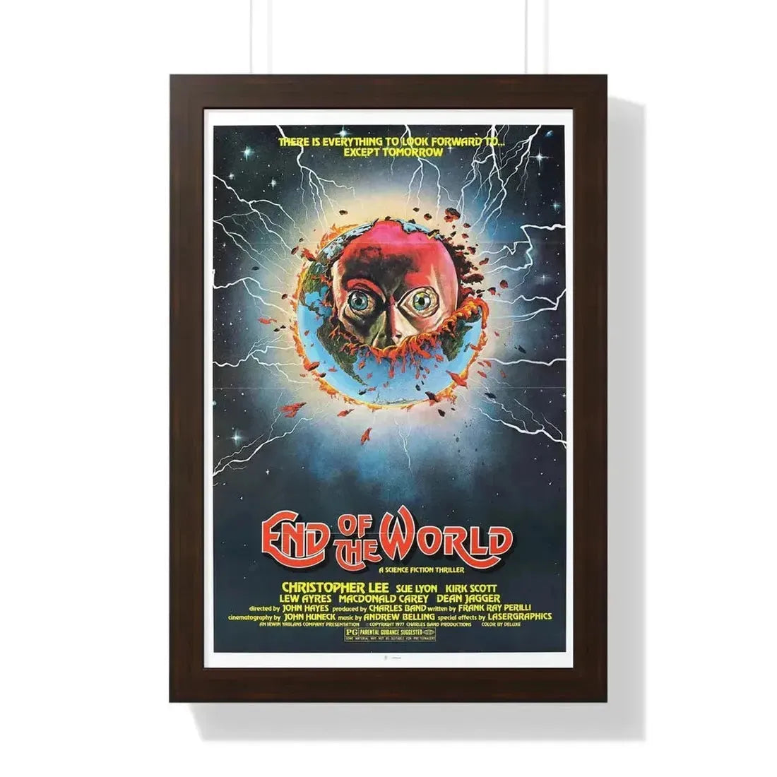 END OF THE WORLD 1977 - Framed Movie Poster - The Sticker Space