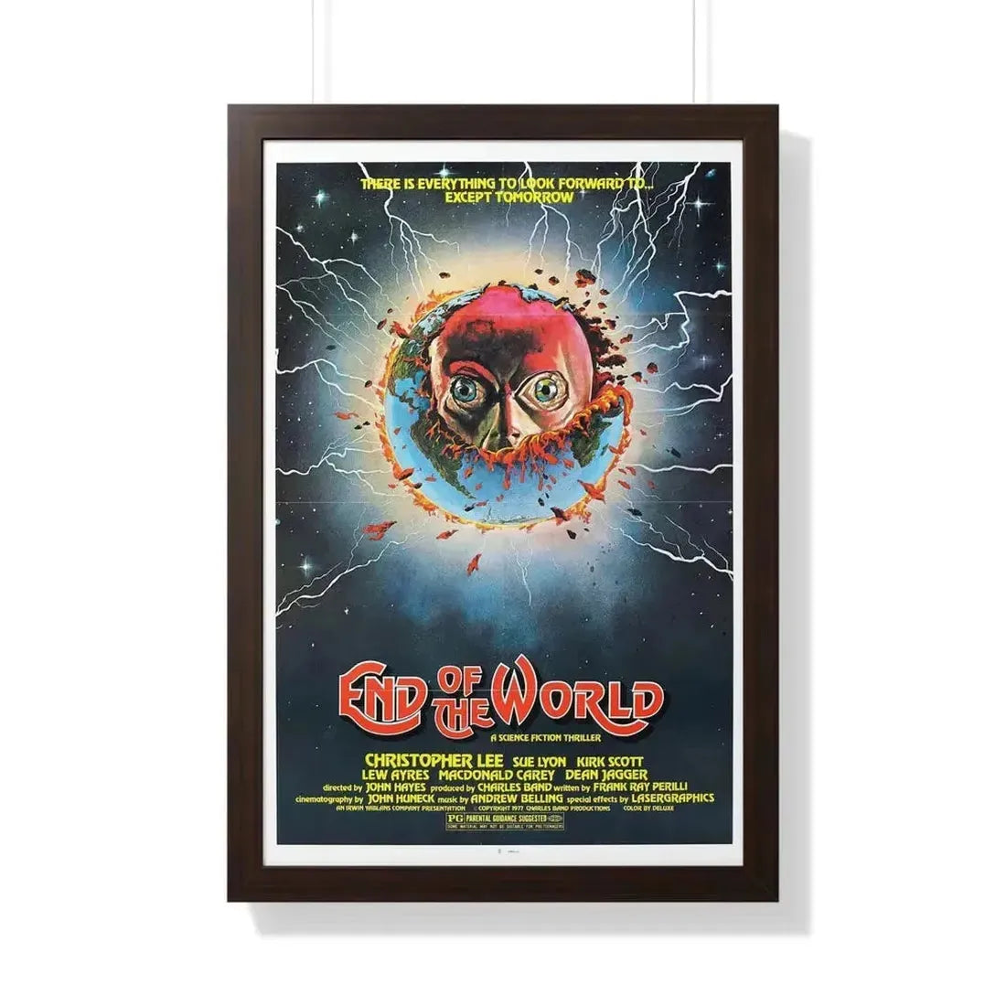 END OF THE WORLD 1977 - Framed Movie Poster - The Sticker Space
