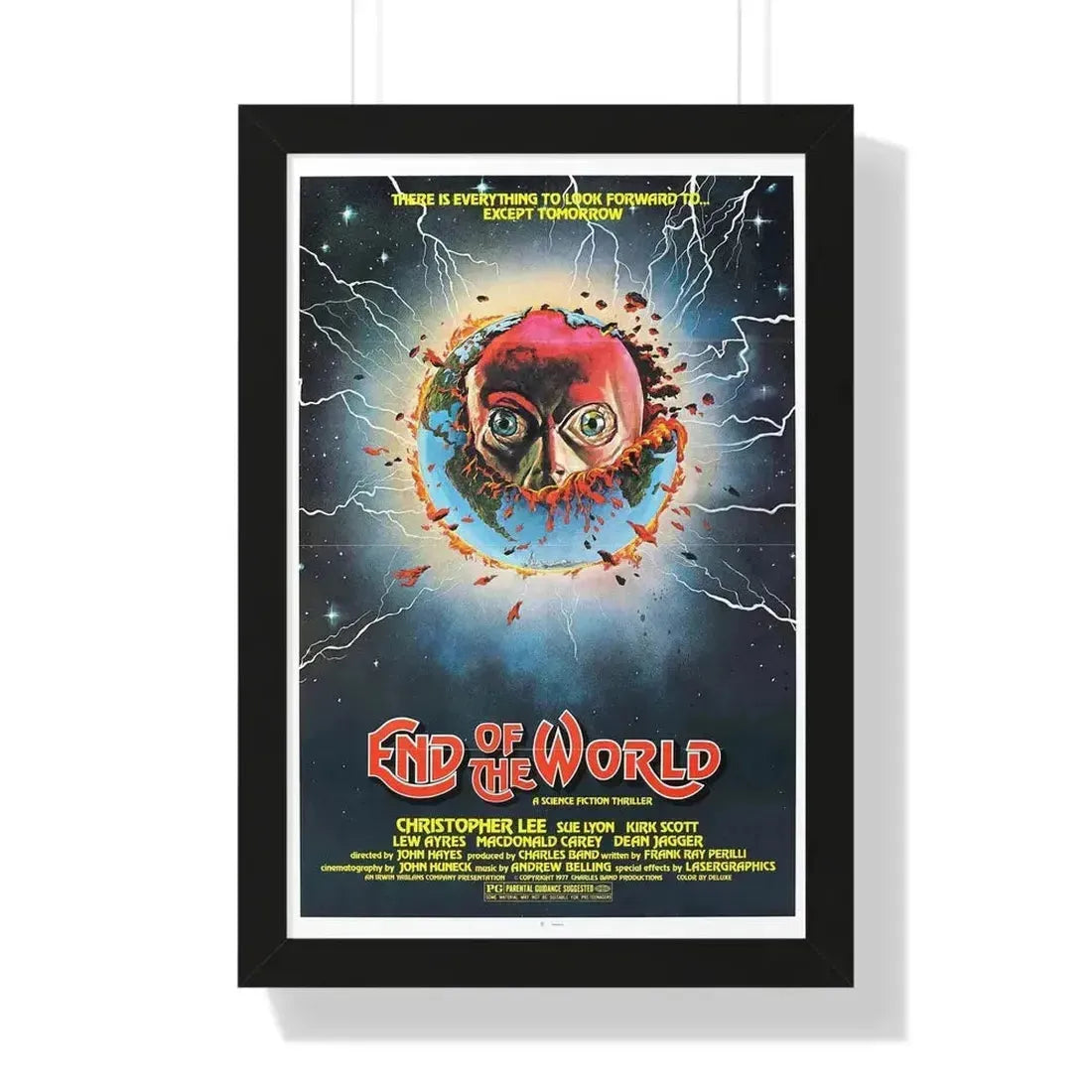 END OF THE WORLD 1977 - Framed Movie Poster - The Sticker Space