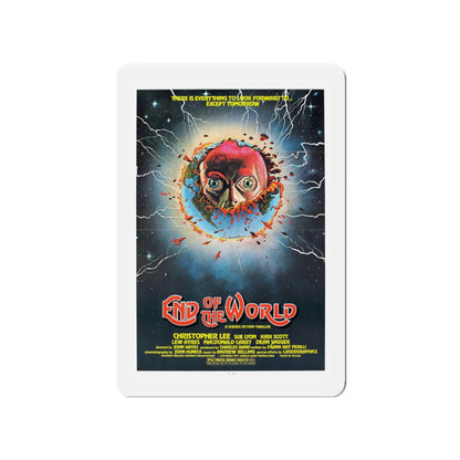 END OF THE WORLD 1977 Movie Poster - Die-Cut Magnet-4" x 4"-The Sticker Space