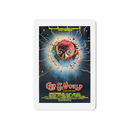 END OF THE WORLD 1977 Movie Poster - Die-Cut Magnet-6 × 6"-The Sticker Space