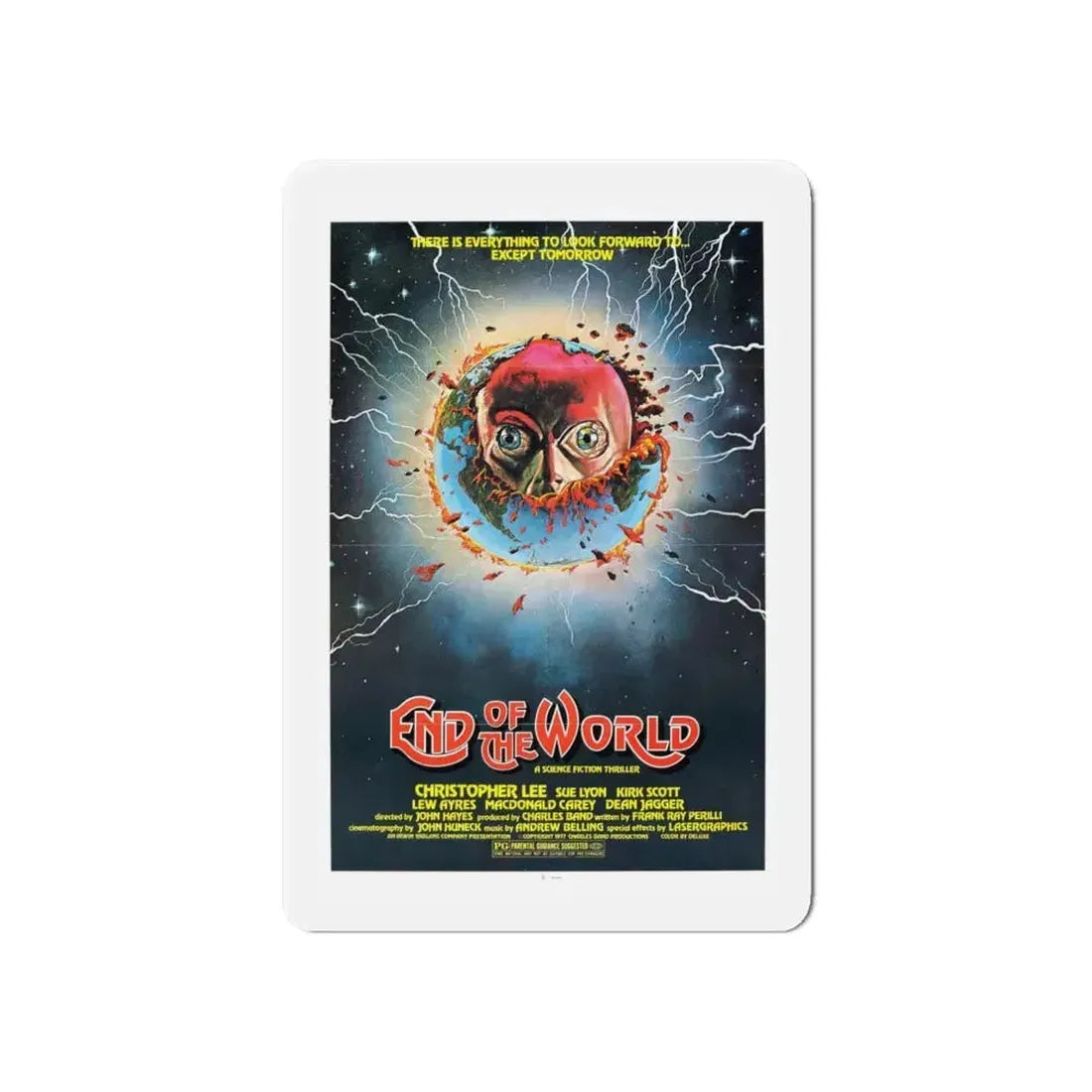 END OF THE WORLD 1977 Movie Poster - Refrigerator Magnet - The Sticker Space