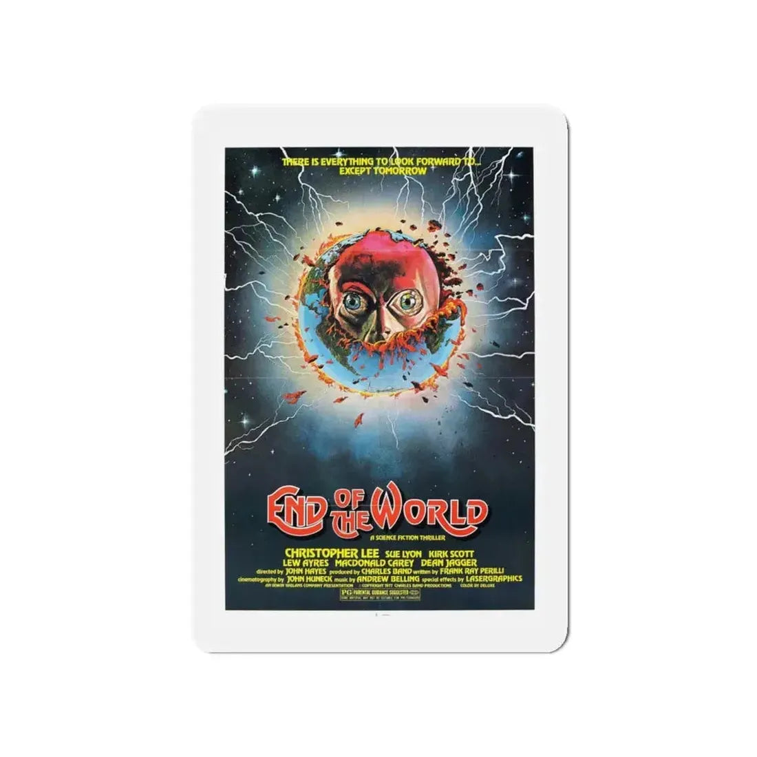 END OF THE WORLD 1977 Movie Poster - Refrigerator Magnet - The Sticker Space