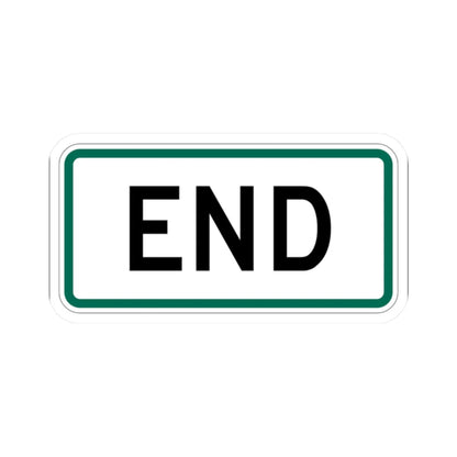 End plate South Dakota (South Dakota) (Road Sign) STICKER Vinyl Kiss-Cut Decal 2 Inch White - The Sticker Space