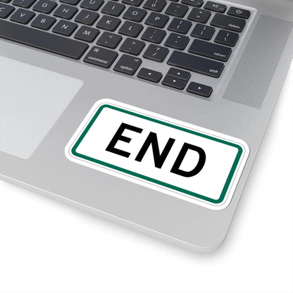 End plate South Dakota (South Dakota) (Road Sign) STICKER Vinyl Kiss-Cut Decal - The Sticker Space