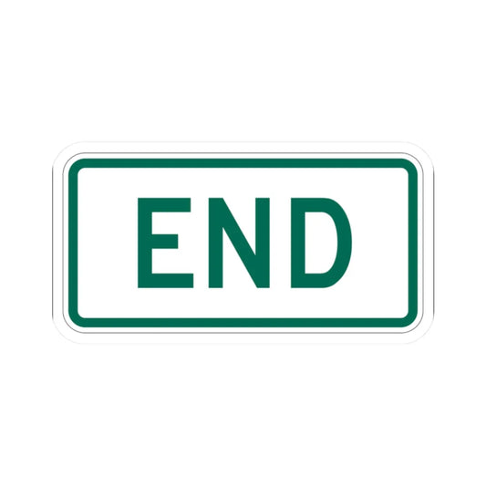 End plate Vermont (Vermont) (Road Sign) STICKER Vinyl Kiss-Cut Decal 2 Inch White - The Sticker Space
