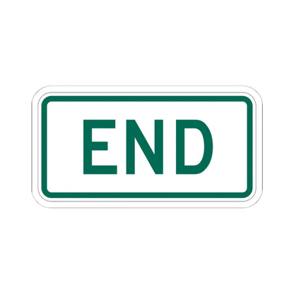 End plate Vermont (Vermont) (Road Sign) STICKER Vinyl Kiss-Cut Decal 6 Inch White - The Sticker Space