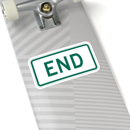 End plate Vermont (Vermont) (Road Sign) STICKER Vinyl Kiss-Cut Decal - The Sticker Space