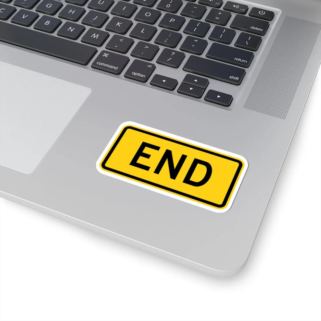 End plate Wyoming (Wyoming) (Road Sign) STICKER Vinyl Kiss-Cut Decal - The Sticker Space