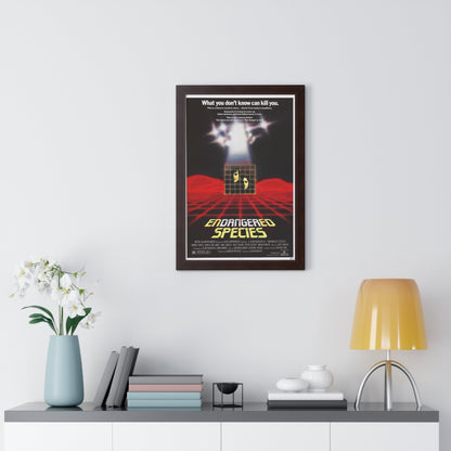 ENDANGERED SPECIES 1982 - Framed Movie Poster-The Sticker Space