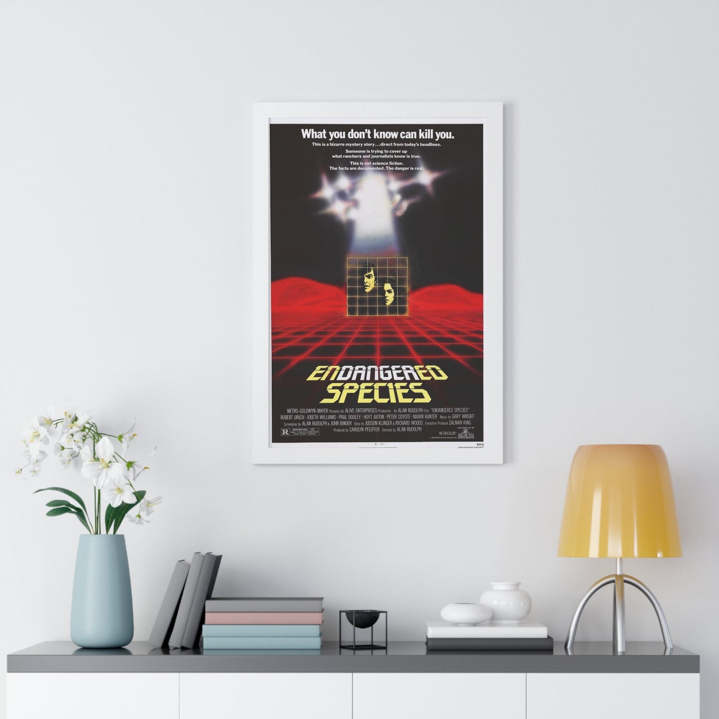 ENDANGERED SPECIES 1982 - Framed Movie Poster-The Sticker Space