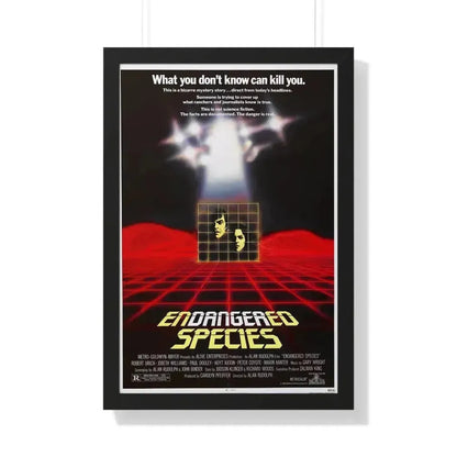 ENDANGERED SPECIES 1982 - Framed Movie Poster 20" x 30" Black - The Sticker Space
