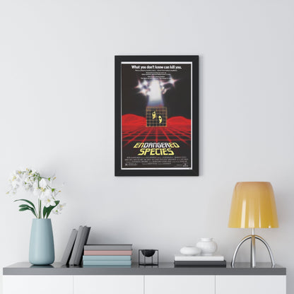 ENDANGERED SPECIES 1982 - Framed Movie Poster-The Sticker Space