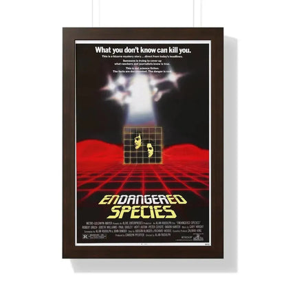 ENDANGERED SPECIES 1982 - Framed Movie Poster - The Sticker Space