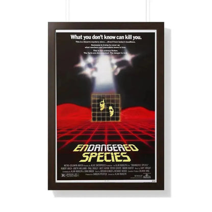 ENDANGERED SPECIES 1982 - Framed Movie Poster - The Sticker Space