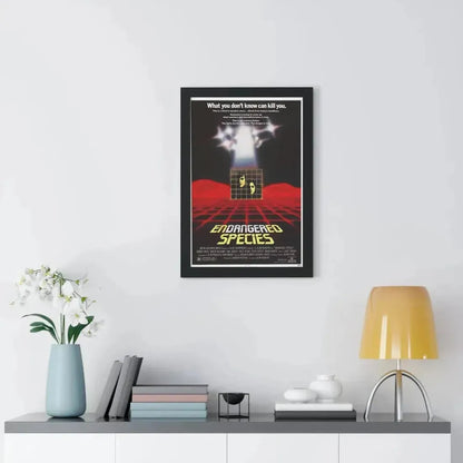 ENDANGERED SPECIES 1982 - Framed Movie Poster - The Sticker Space