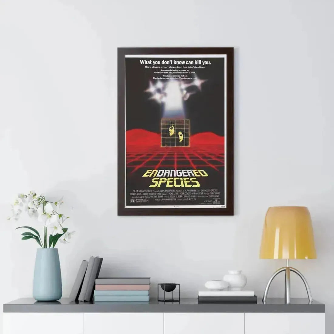 ENDANGERED SPECIES 1982 - Framed Movie Poster - The Sticker Space