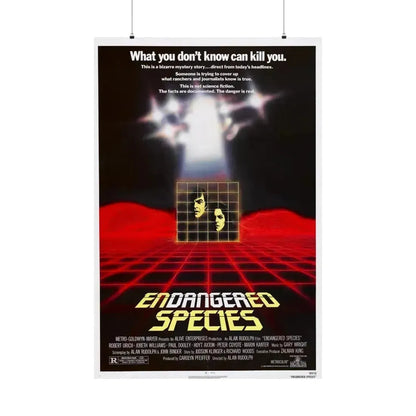 ENDANGERED SPECIES 1982 - Paper Movie Poster 36" x 54" Matte - The Sticker Space