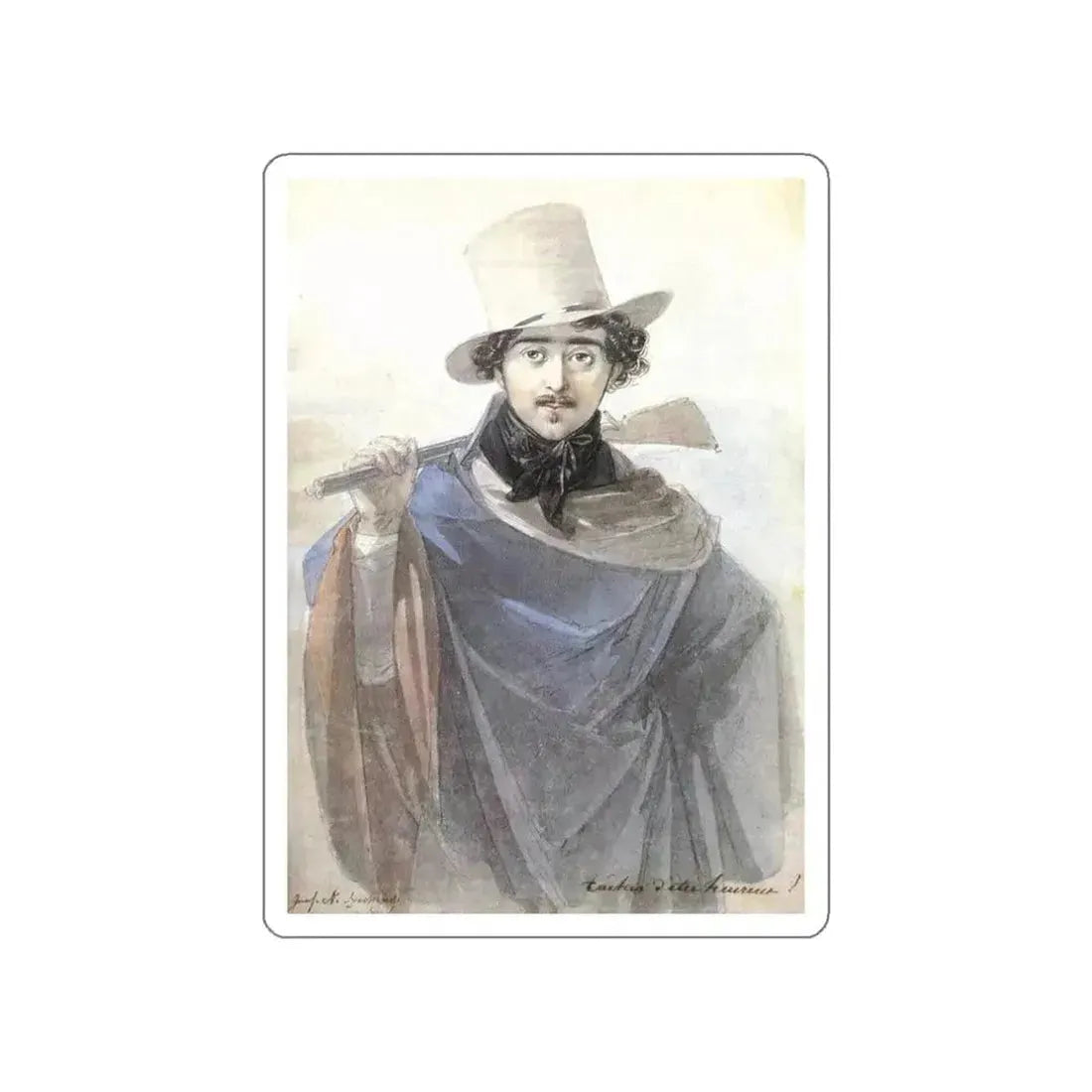 ENDER, Johann - Count Istvan Szechenyi (Artwork) STICKER Vinyl Die-Cut Decal - The Sticker Space