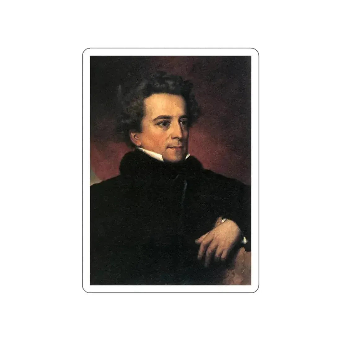 ENDER, Johann - Count Jozsef Dessewffy (Artwork) STICKER Vinyl Die-Cut Decal White Die-Cut 4 Inch - The Sticker Space