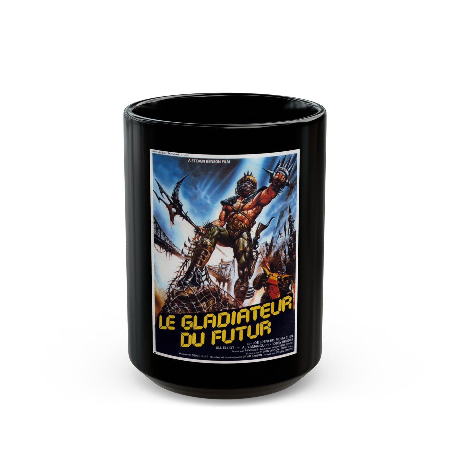 ENDGAME 1983 Movie Poster - Black Coffee Mug-15oz-The Sticker Space