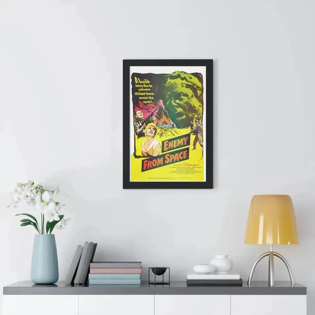 ENEMY FROM SPACE (QUATERMASS 2) 1957 - Framed Movie Poster - The Sticker Space