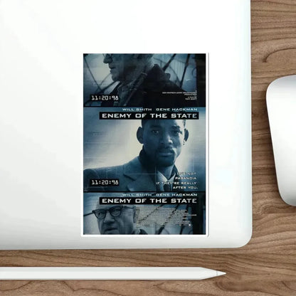 Enemy of the State 1998 Movie Poster STICKER Vinyl Die-Cut Decal - The Sticker Space