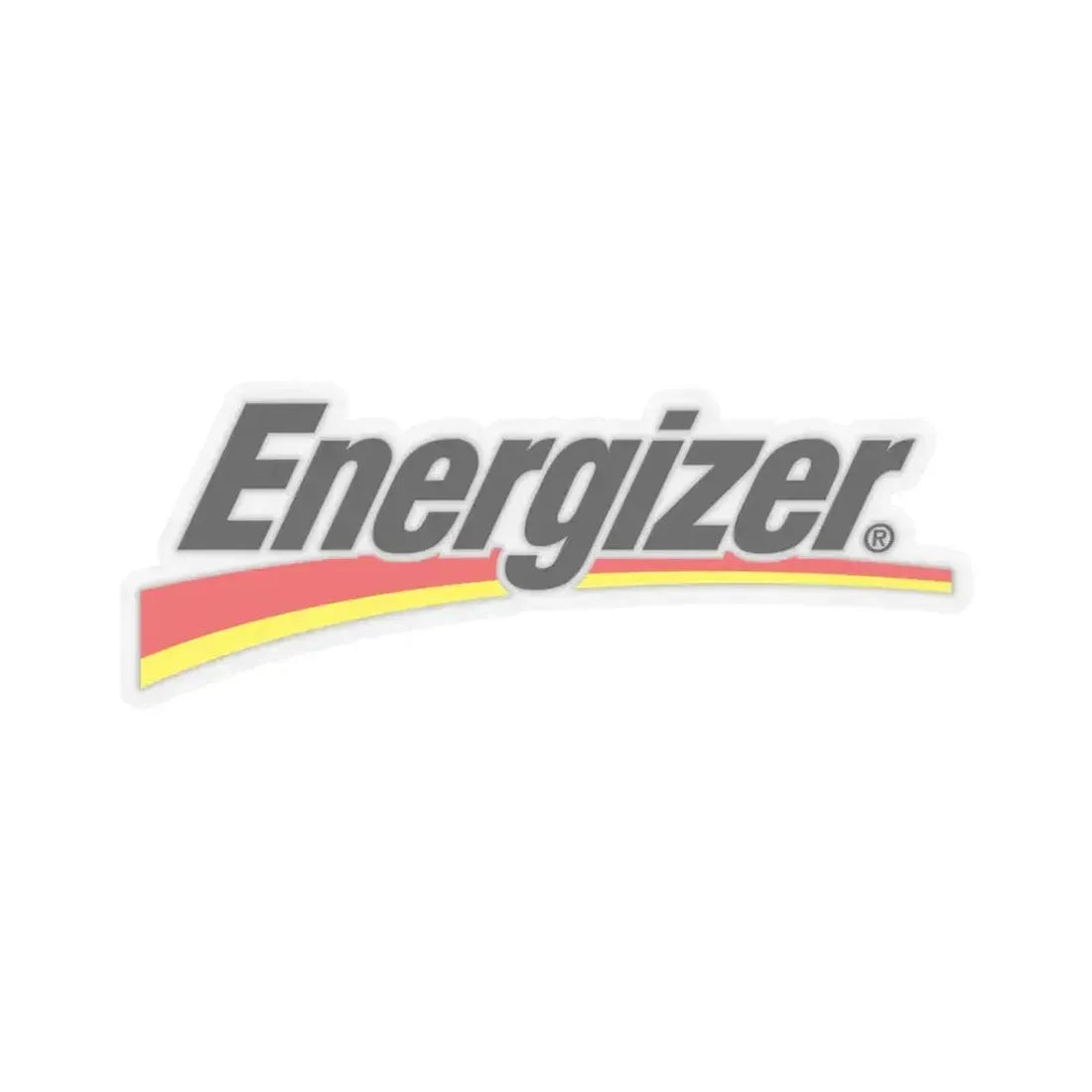 Energizer (Logo) STICKER Vinyl Kiss-Cut Decal 6 Inch Transparent - The Sticker Space