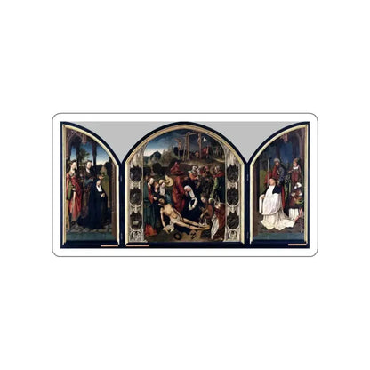 ENGEBRECHTSZ., Cornelis - Crucifixion Altarpiece (Artwork) STICKER Vinyl Die-Cut Decal White Die-Cut 6 Inch - The Sticker Space