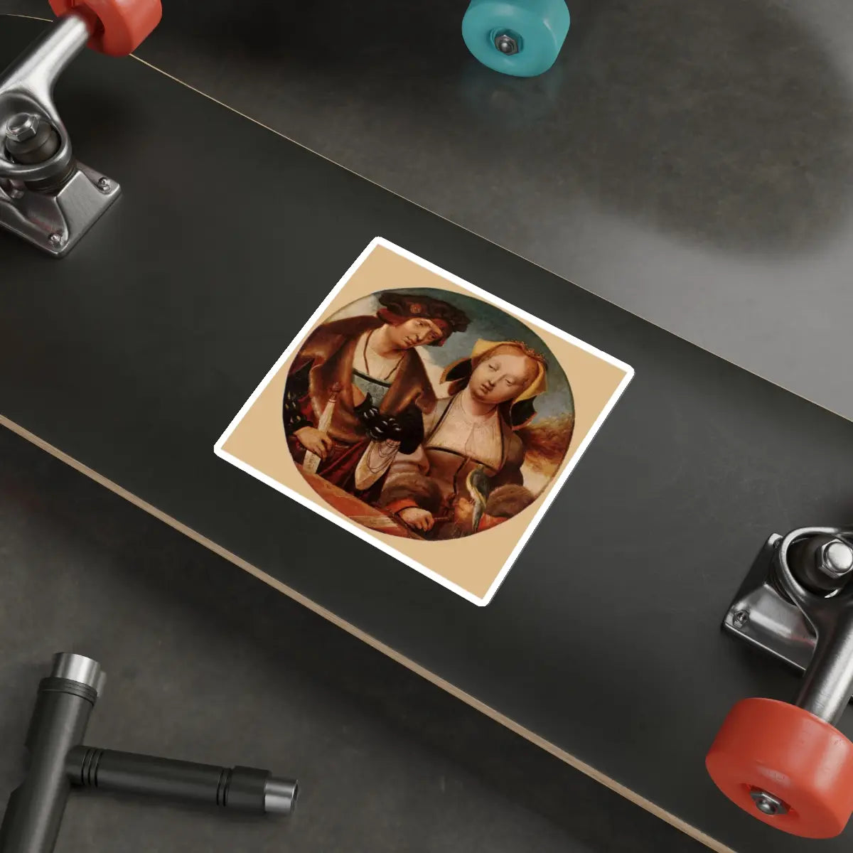 SKU:32912976468980444947 Sticker types:White Shape:Die-Cut Sizes:5" × 5"