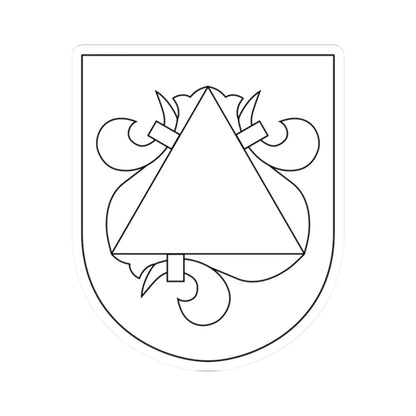 Engelbrekt Engelbrektsson vapen (Sweden) (Coat of Arms) STICKER Vinyl Kiss-Cut Decal 2 Inch White - The Sticker Space