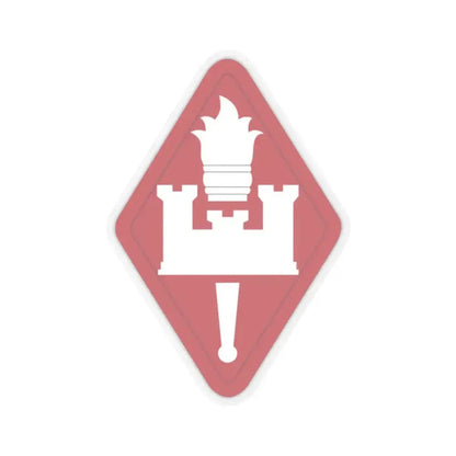 Engineer Center and Fort Leonard Wood and School (U.S. Army) STICKER Vinyl Kiss-Cut Decal 2 Inch Transparent - The Sticker Space