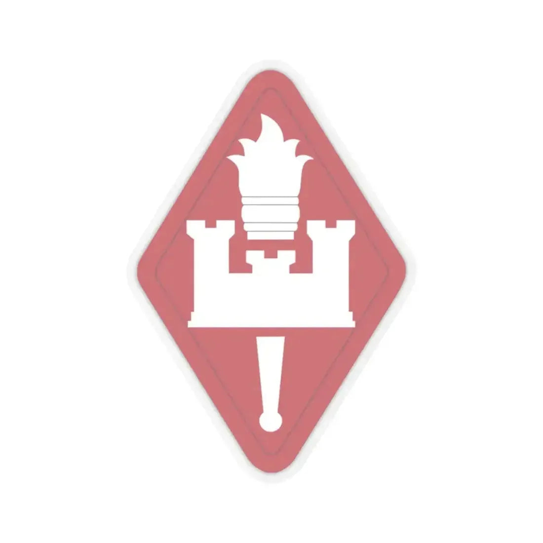 Engineer Center and Fort Leonard Wood and School (U.S. Army) STICKER Vinyl Kiss-Cut Decal 3 Inch Transparent - The Sticker Space