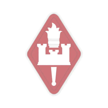 Engineer Center and Fort Leonard Wood and School (U.S. Army) STICKER Vinyl Kiss-Cut Decal 3 Inch Transparent - The Sticker Space