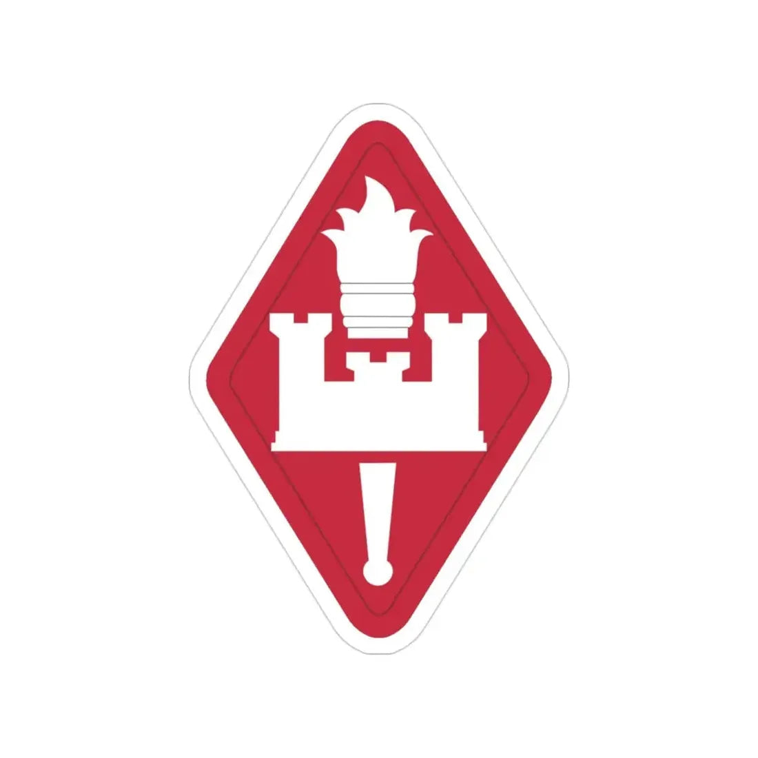 Engineer Center and Fort Leonard Wood and School (U.S. Army) Transparent STICKER Die-Cut Vinyl Decal 3 Inch - The Sticker Space