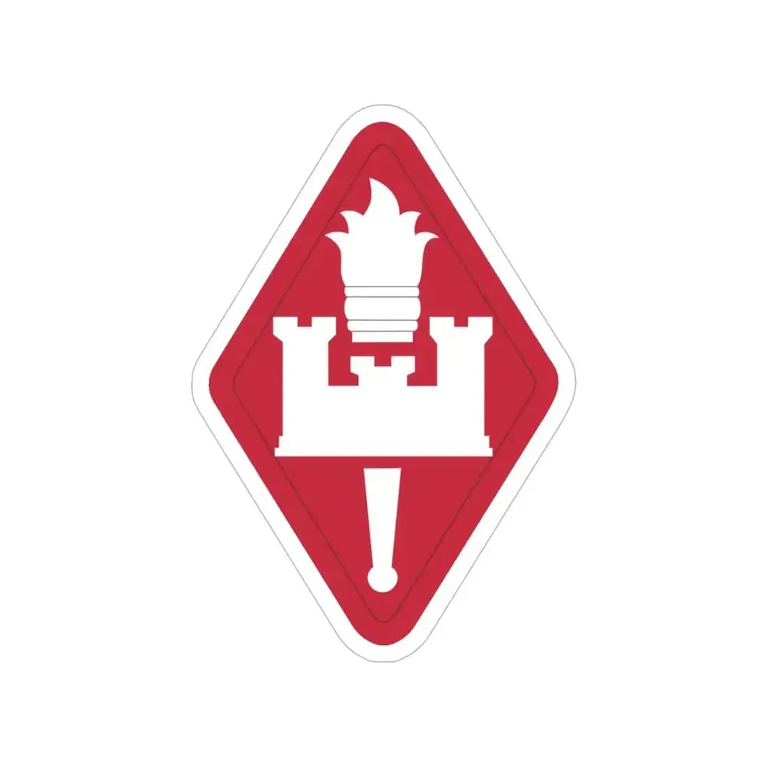 Engineer Center and Fort Leonard Wood and School (U.S. Army) Transparent STICKER Die-Cut Vinyl Decal 6 Inch - The Sticker Space