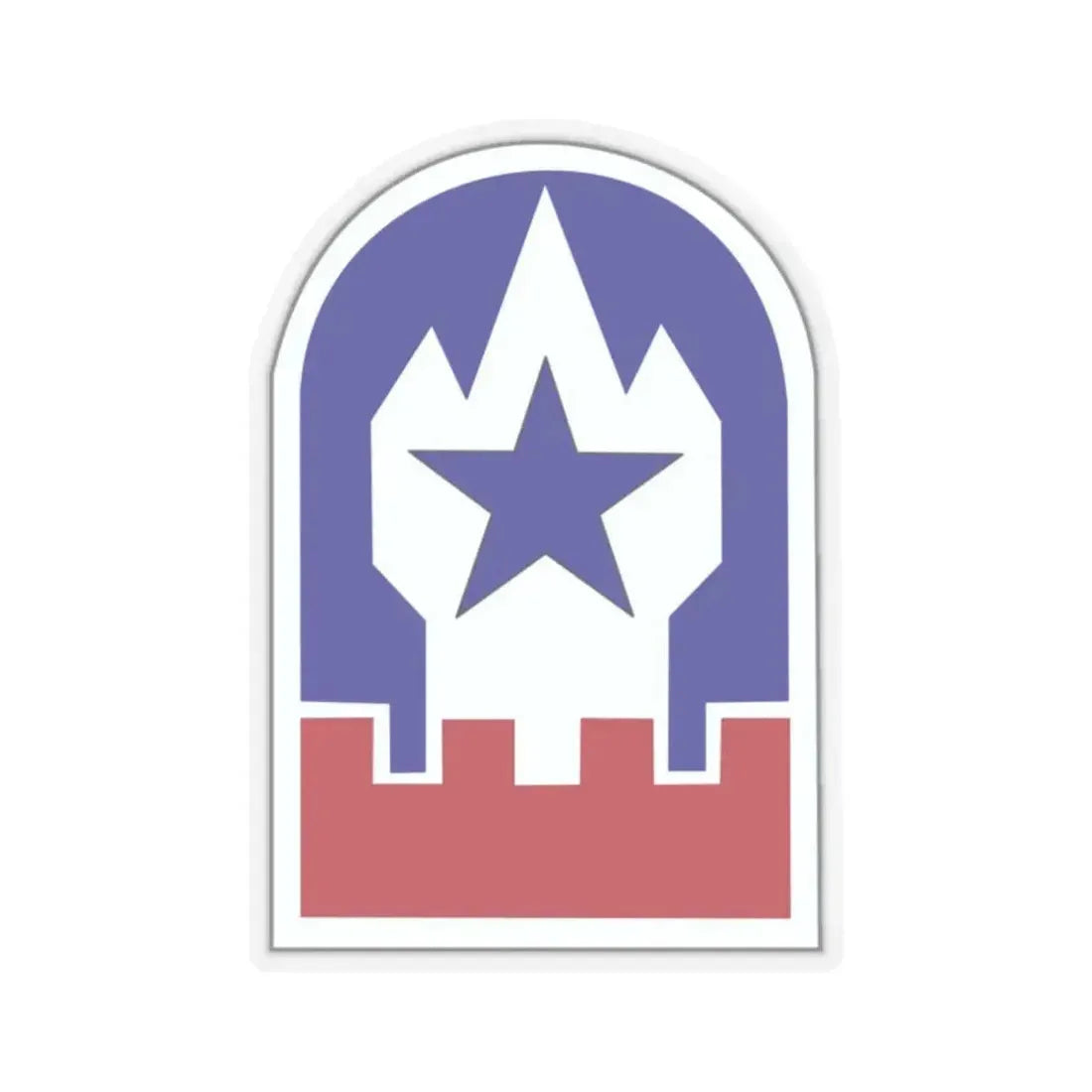 Engineer Command Europe (U.S. Army) STICKER Vinyl Kiss-Cut Decal 2 Inch Transparent - The Sticker Space