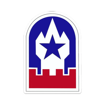 Engineer Command Europe (U.S. Army) STICKER Vinyl Kiss-Cut Decal 2 Inch White - The Sticker Space