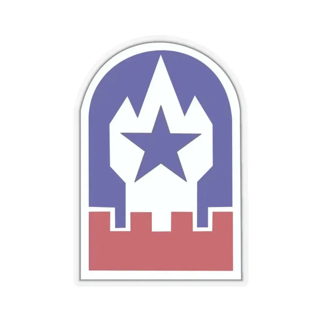 Engineer Command Europe (U.S. Army) STICKER Vinyl Kiss-Cut Decal 3 Inch Transparent - The Sticker Space