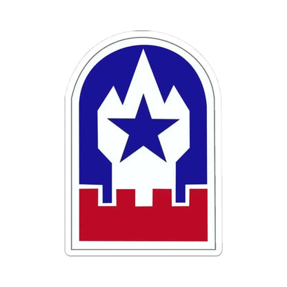 Engineer Command Europe (U.S. Army) STICKER Vinyl Kiss-Cut Decal 3 Inch White - The Sticker Space