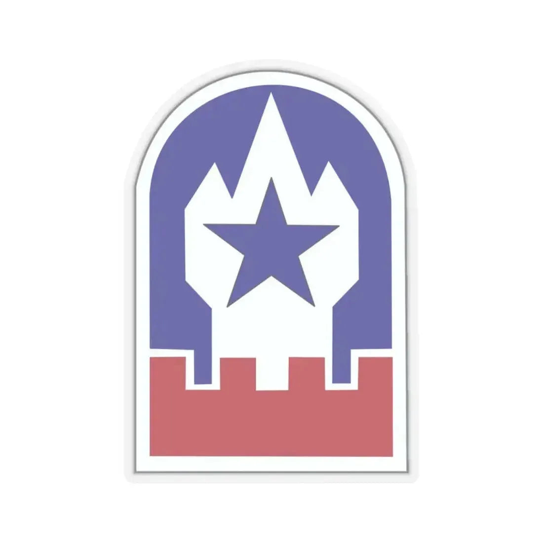 Engineer Command Europe (U.S. Army) STICKER Vinyl Kiss-Cut Decal 4 Inch Transparent - The Sticker Space