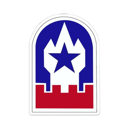 Engineer Command Europe (U.S. Army) STICKER Vinyl Kiss-Cut Decal 4 Inch White - The Sticker Space