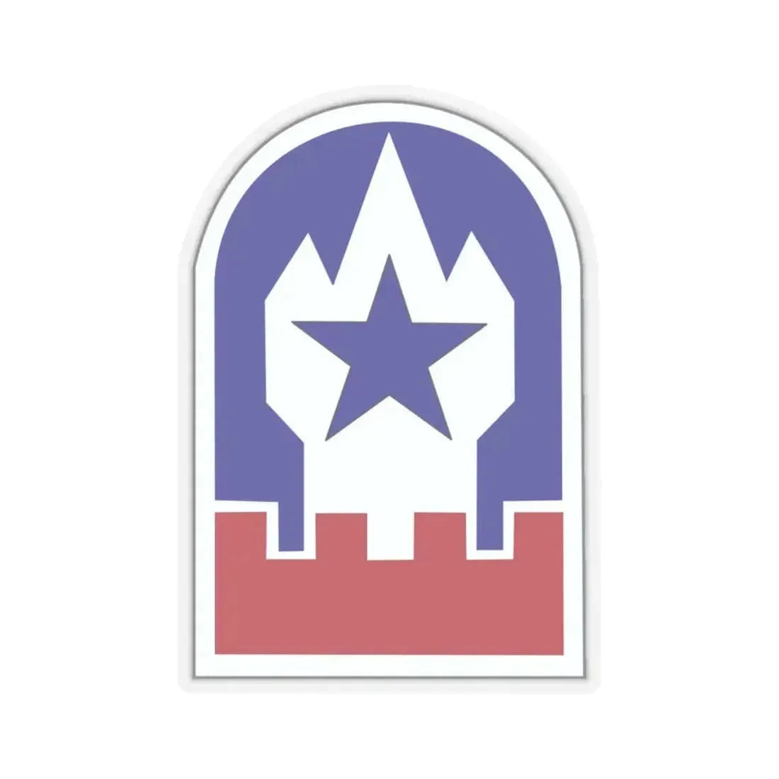 Engineer Command Europe (U.S. Army) STICKER Vinyl Kiss-Cut Decal 6 Inch Transparent - The Sticker Space